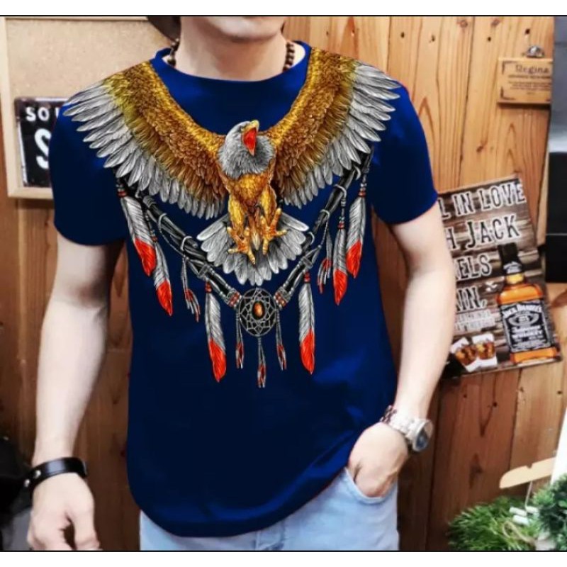Kaos Keren Masa Kini 3D Motif Garuda
