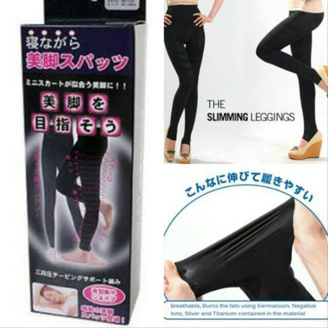 SLIMMING NIGHT LEGGING - SLIM NIGHT LEGGING PELANGSING PERUT DAN  KAKI