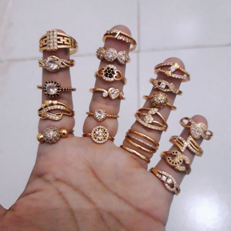 grosir cincin xuping campur
