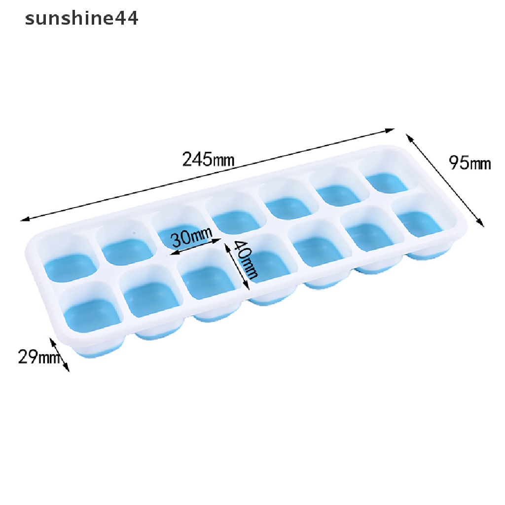 Sunshine Cetakan Es Batu / Jelly Bahan Silikon Dengan Tutup Untuk Whisky / Cocktail