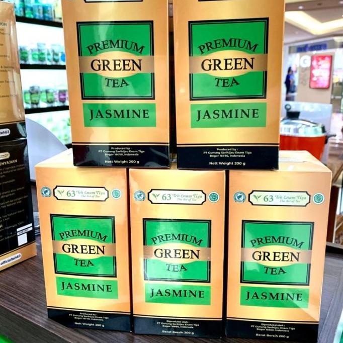 

(BISA COD) Teh 63 Premium Green Tea Jasmine TERJAMIN Kode 732