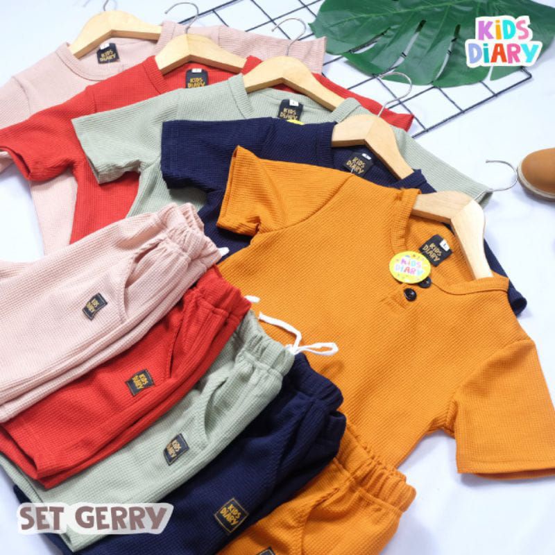 SETELAN WAFFLE GERRY BY KIDS DIARY