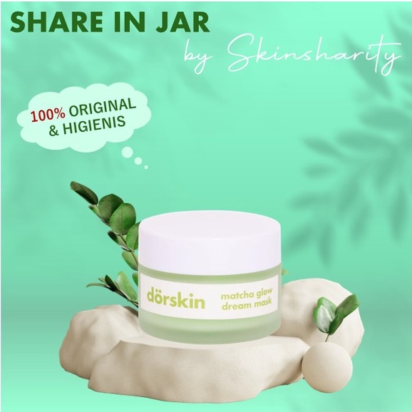 [SHARE IN JAR] DORSKIN Matcha Glow Dream Sleeping Mask Brightening Masker