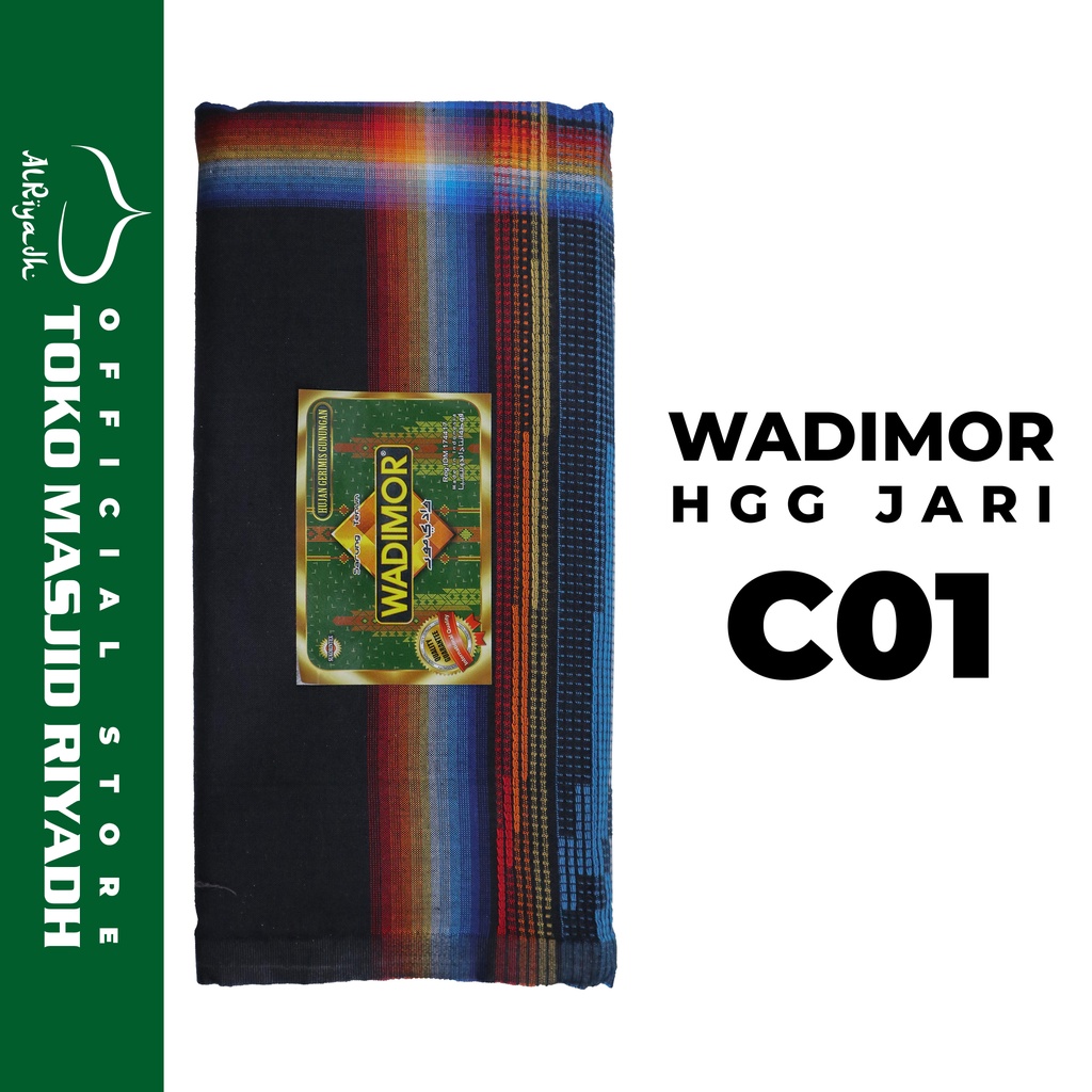 Sarung Wadimor Motif Hujan Gerimis Gunungan Jari