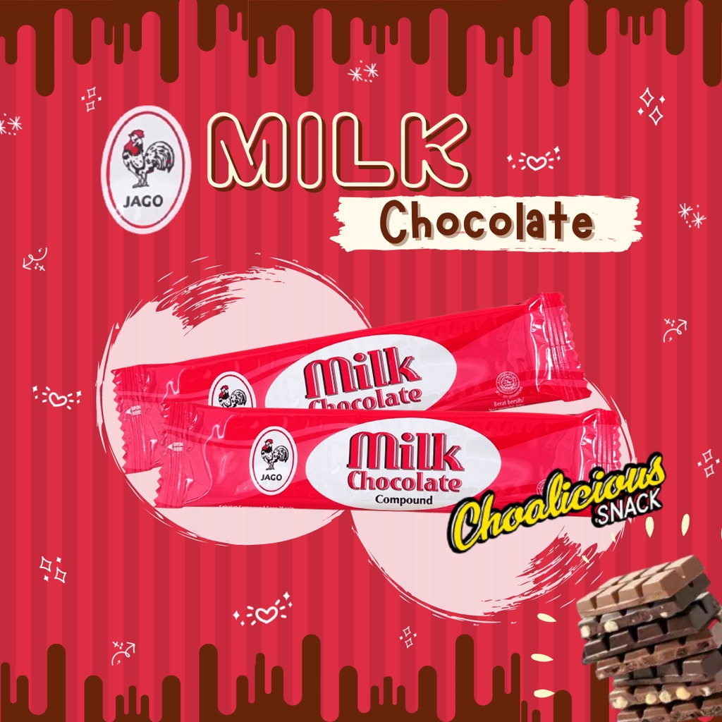 

JAGO Milk Chocolate Compound - Cokelat Jadul @15 gram