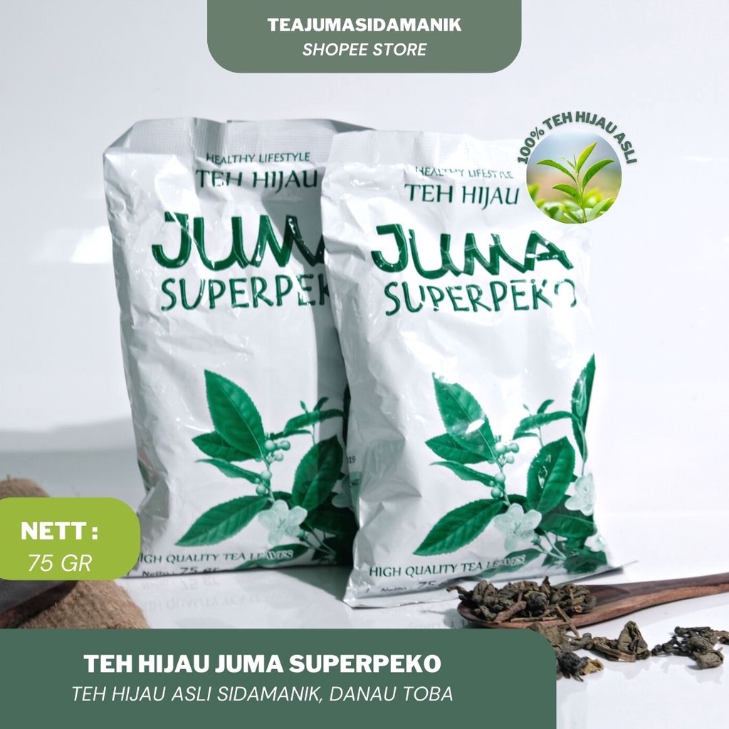 

Teh Hijau Teh Juma Sidamanik Superpeko Teh Diet Teh Kesehatan (40 gr)
