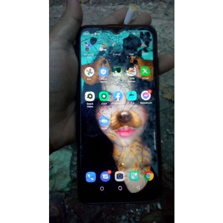 Infinix hot 8 minus lcd tc segel