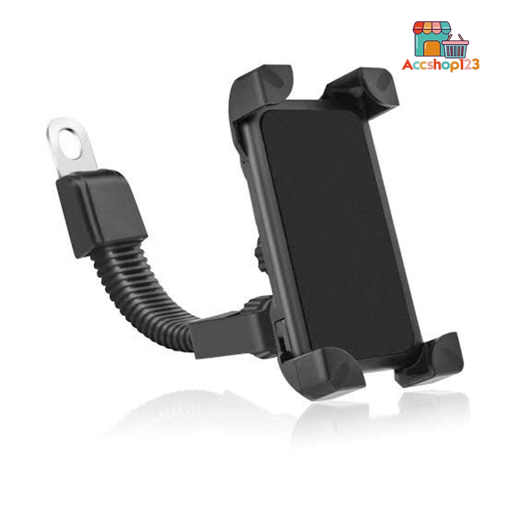 Holder motor Braket pegangan Hp / headphone buat di spion universal GPS -dudukan Hp kaca spion AS