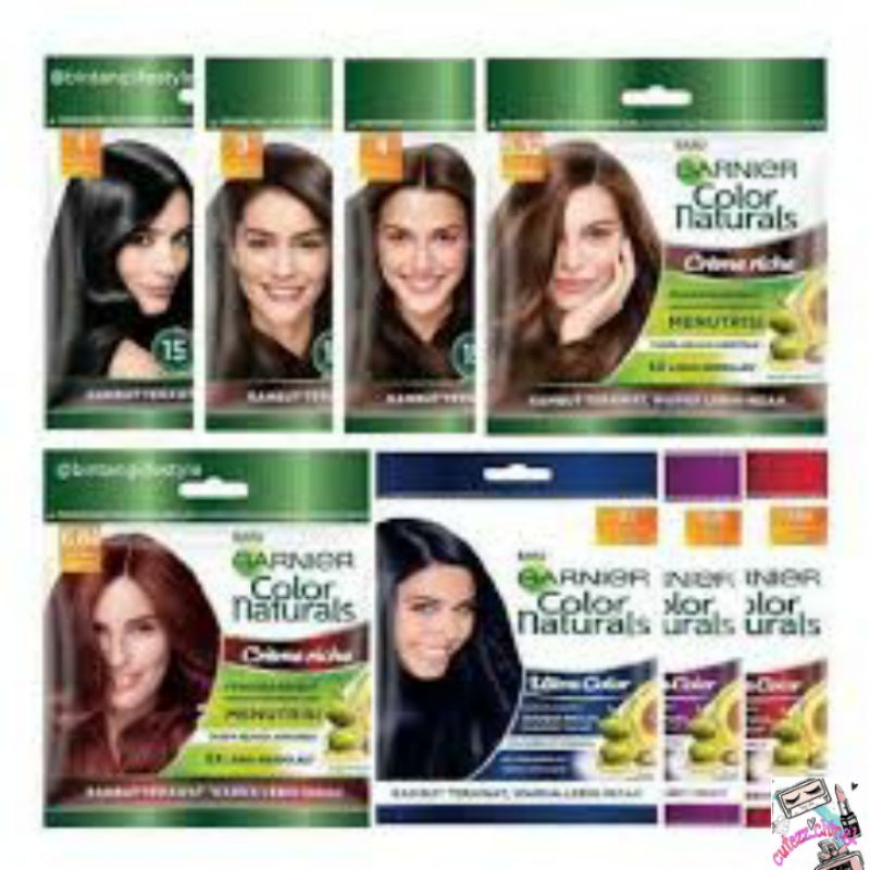 ☃Cutezz_Ching1☃Garnier Color Natural Sachet - Pewarna Rambut