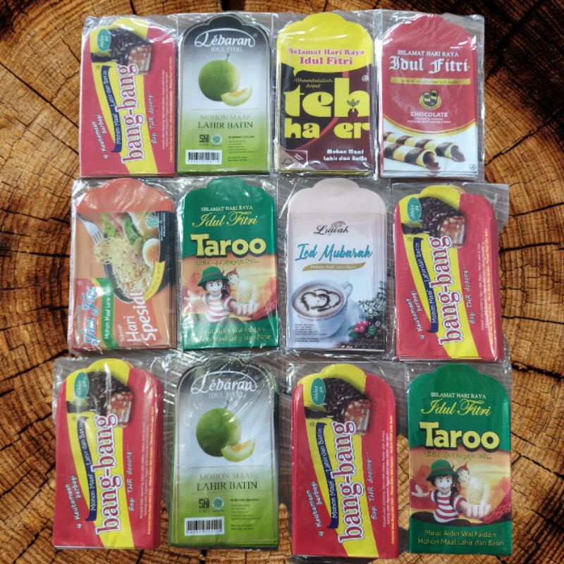 

Amplop Lebaran motif Snack Unik Lucu Medium isi 10