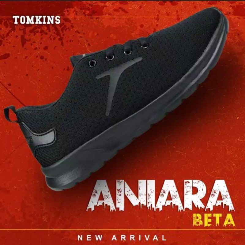 Sepatu Tomkins ANIARA BETA hitam untuk pria