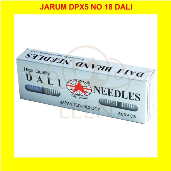 Jarum Jahit Highspeed DALI DPX5 18 Mesin 2 Jarum / Lubang Kancing LEEN