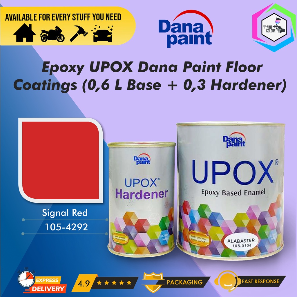 Cat Lantai Epoxy UPOX Dana Paint Floor Coatings - 4292 Signal Red