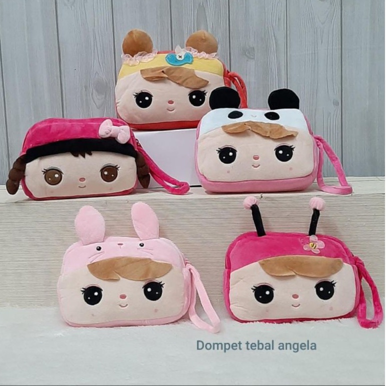 Toysopedia Dompet Cewek Angela size 20x12cm/dompet hp/tempat pensil/dompet multifungsi/Dompet Pouch