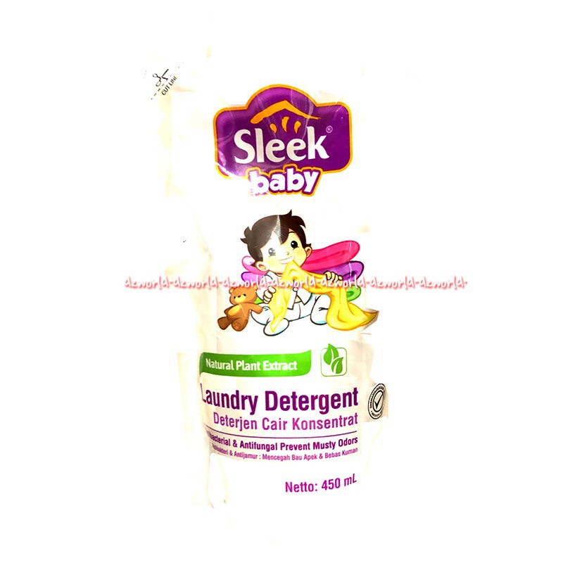 Sleek Laundry Refill ditergen pembersih pakaian bayi noda hilang wangi dan lembut