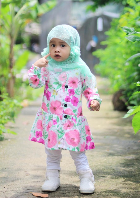 Dress lucu syfa kemeja anak usia 2 - 9 tahun Cantik ya bun barangnya