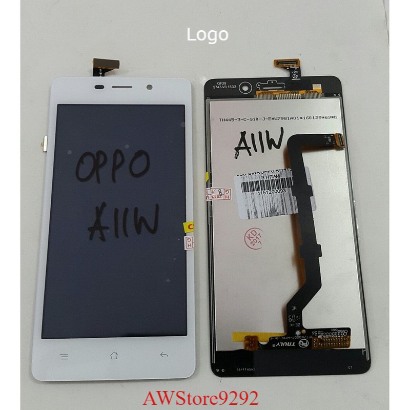 Layar Screen LCD TS Touchscreen Fullset OPPO A11W R1201 R1301 JOY 3 Neo 5 - Black White