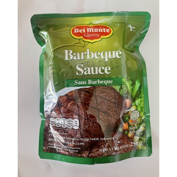 

del monte barbeque sauce 250gr (delmonte)