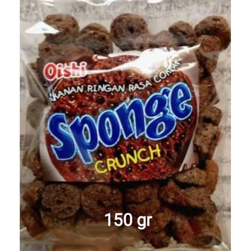 

Oishi Sponge Crunch Coklat 150 gr Cemilan Makanan Ringan Free Bubble Wrap
