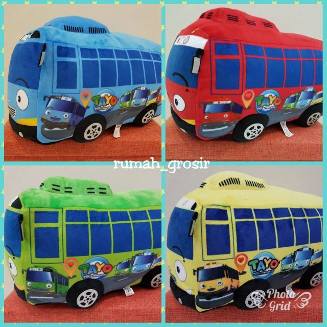 (4 PCS) Paket Lengkap Boneka Tayo (1 Paket Dapat 4 Pcs)