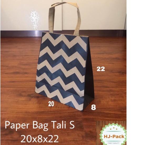 

✭ Paperbag Paper Bag Tas Kertas Garis 19x8x22 Goodie Bag Shopping Bag Tas Belanja Souvenir Online shop ➺