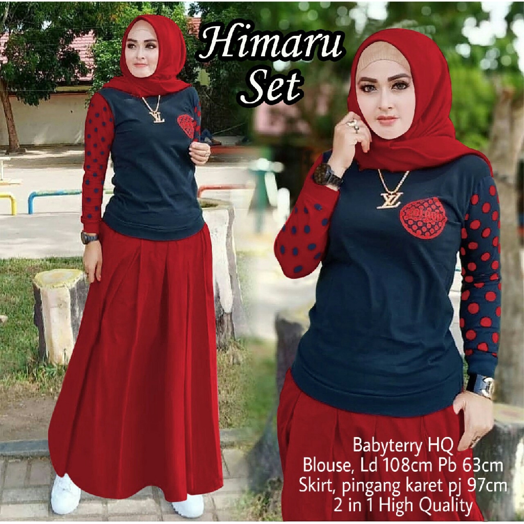 [St.Himaru RO]Setelan wanita babytery varian warna