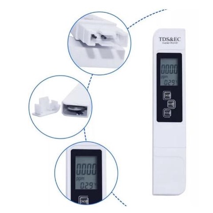 TDS Meter 4 Digit Alat ukur PPM dan EC Meter