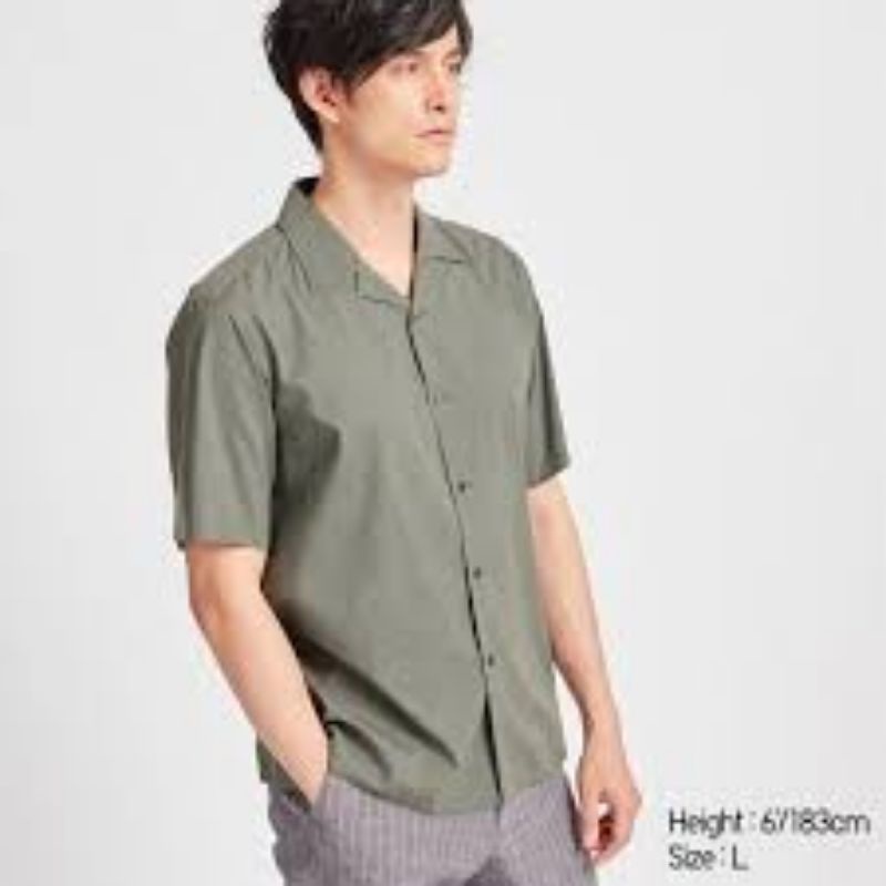 Uniqlo Open Collar Shirt