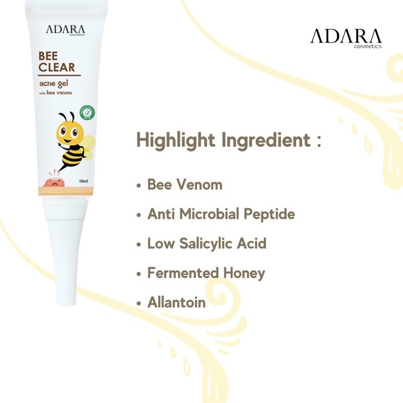 ADARA Bee Clear Acne Gel | ADARA Bee Clear Acne Treatment Extra Formula