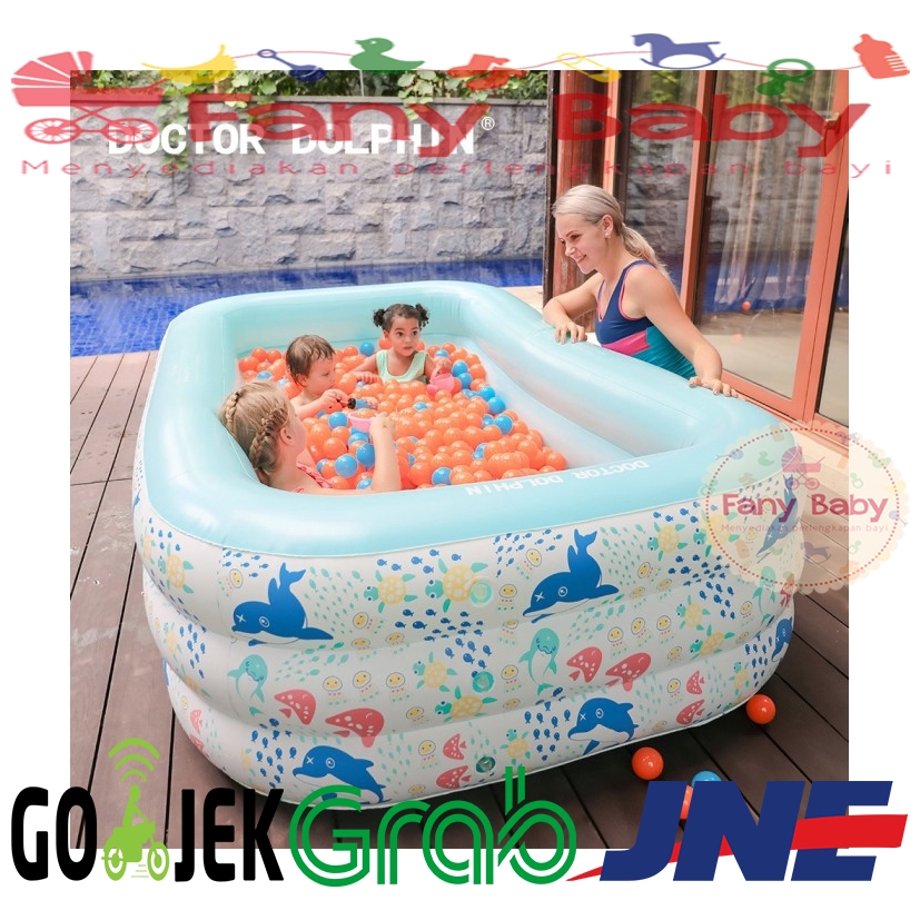 Inflatable Swim Pool Doctor Dolphin Size [ 150 x 110 x 60cm ]