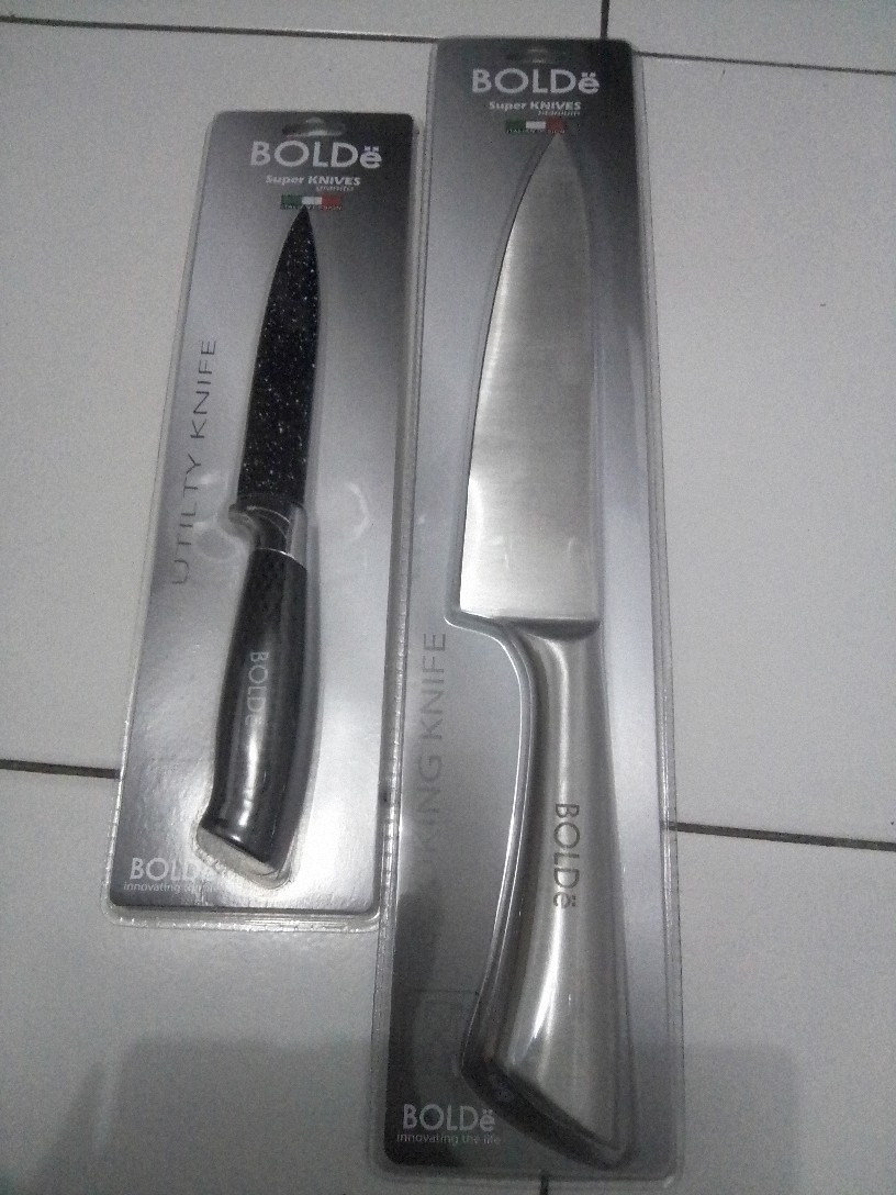 Knife Bolde Cooking Titanium ( Pisau Dapur Titanium )