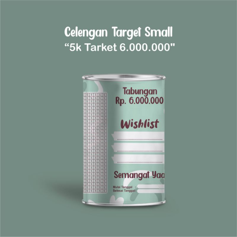CELENGAN TARGET BUKA TUTUP ATAU PERMANEN MURAH CELENGAN VIRAL TIKTOK SMALL CELENGAN TABUNGAN SEDEKAH SUBUH-5 RIBU TARGET 6 JUTA