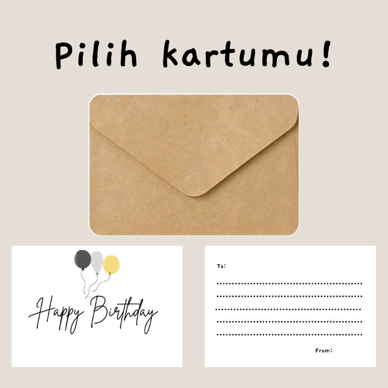 

Tambahan Greeting Card Hampers