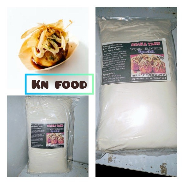 

TEPUNG TAKOYAKI SPECIAL 1 KG.