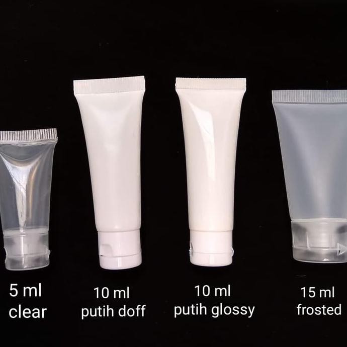 TUBE KOSONG 50 ML FROSTED FLIPTOP IMPORT / TEMPAT BOTOL KOSMETIK