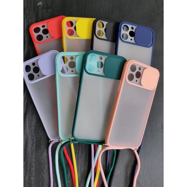 Case Sliding Macaron + Tali Vivo Y11 Y12 Y15 Y17