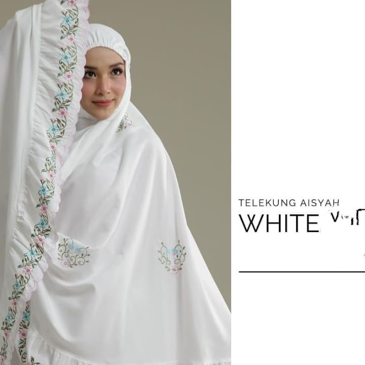 Mukena Aisyah Katun Bordir Dewasa