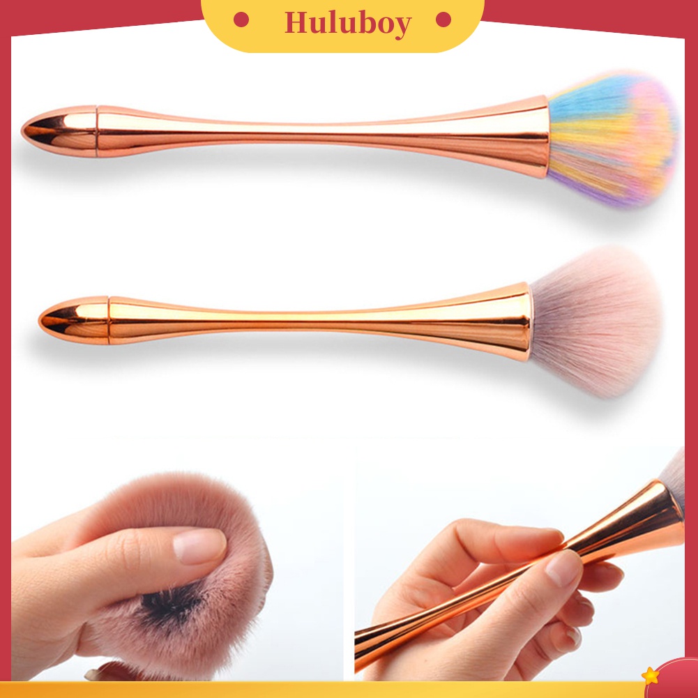 Huluboy Huluboy♡ Brush Pembersih Debu Kuku Dengan Bulu Lembut Untuk Manicure