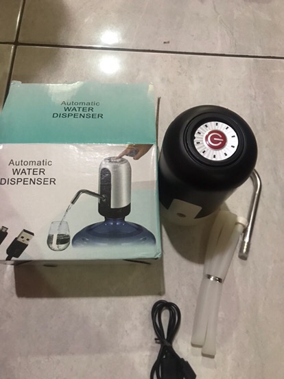 [ Type Sx - Led Lampu ] Water Pump Electric Charge Pompa Air Galon