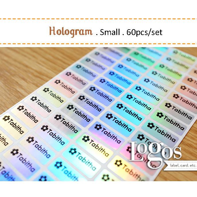 

New Hologram Small. Sticker Label Online Shop, Produk Kosmetik Beam Lights Segera Beli