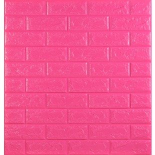 (PROMO) Jakarta_Aksesoris Wallpaper Dinding Foam 3D Motif Batu Bata / Walpaper Dinding Foam High Quality (COD)-ROSE