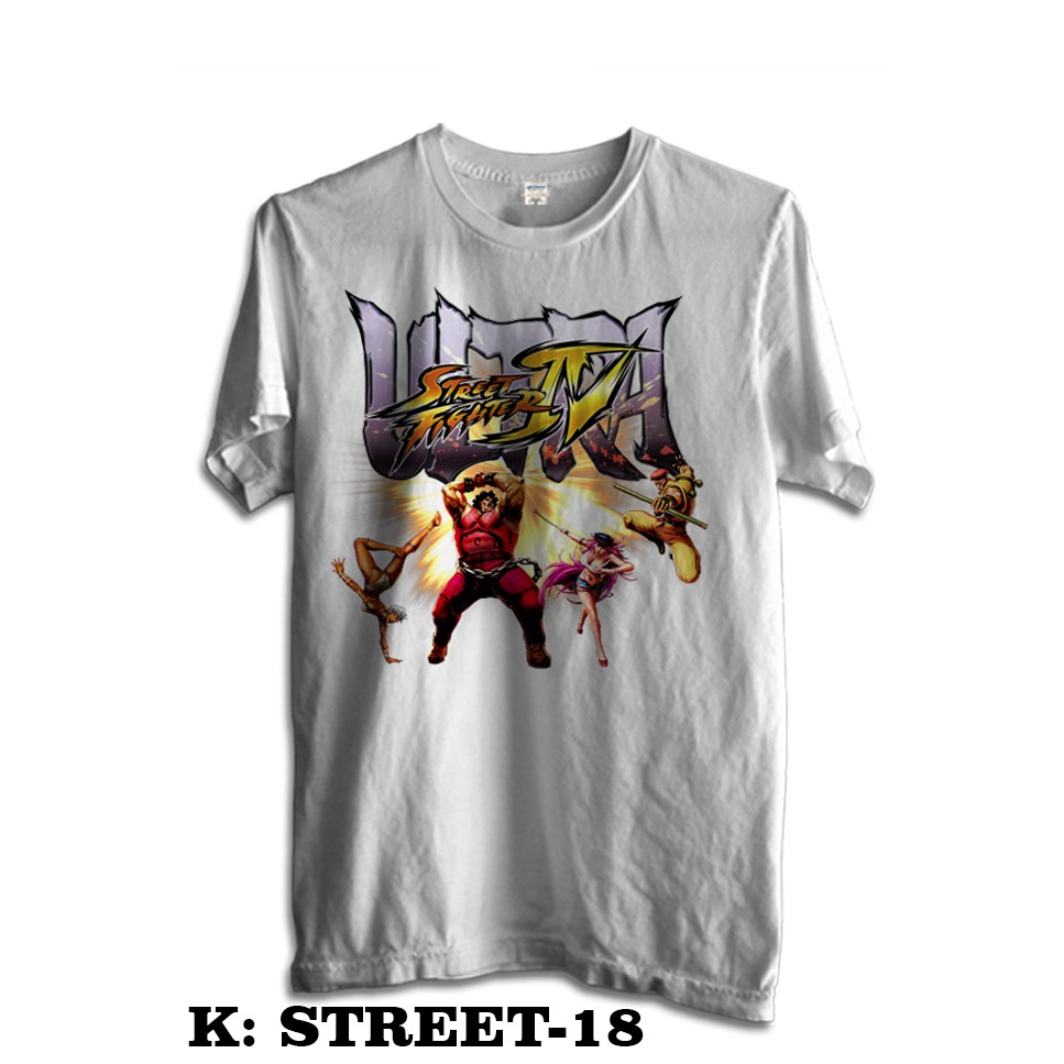 KAOS STREET FIGHTER TSHIRT FILM STREET FIGHTER 18