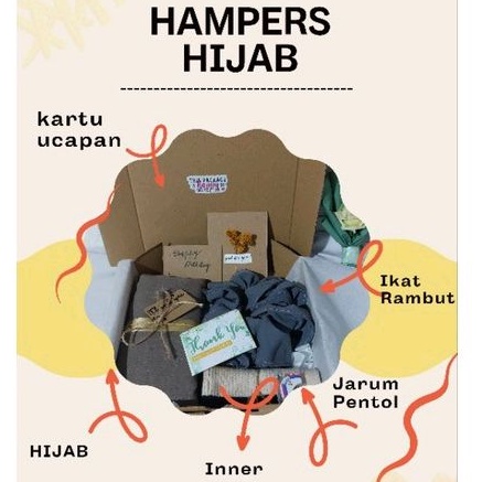 

HAMPERS HIJAB/KADO ULTAH/KADO WISUDA