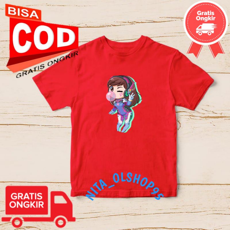 baju anak kartu, baju anak lucu, baju anak karakter robot girl