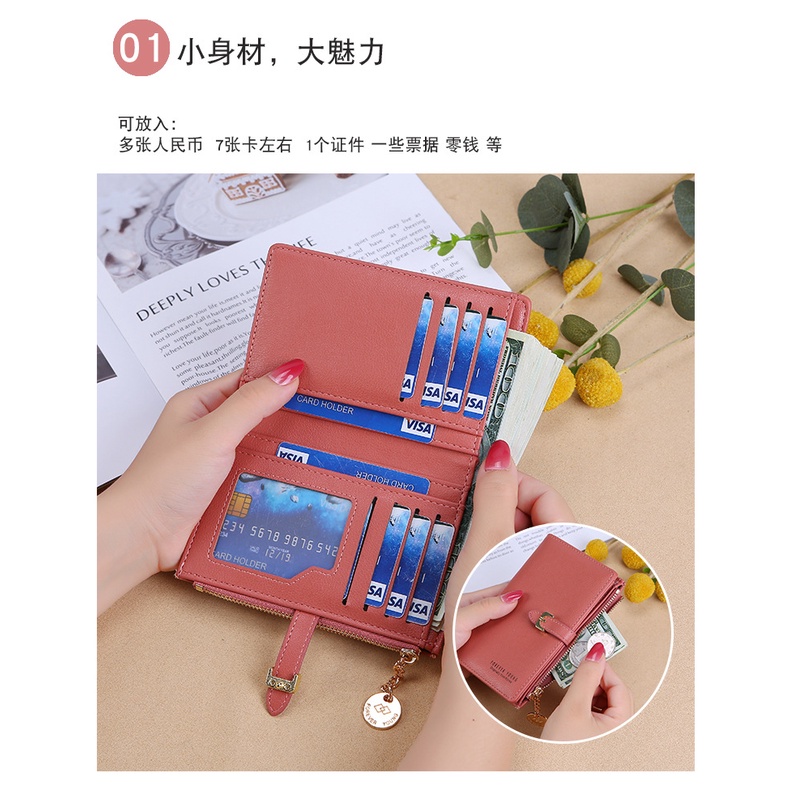 Dompet Panjang Lipat Premium Wanita Import 4 IN 1 ORIGINAL FOREVER YOUNG - 368