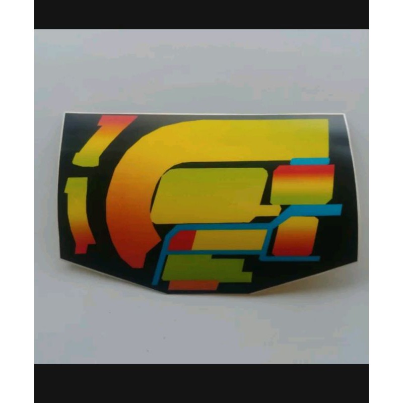 Stiker modif warna lcd speedo cbr250rr cbr 250 rr modif mudah tempel dari depan lcd decal sticker