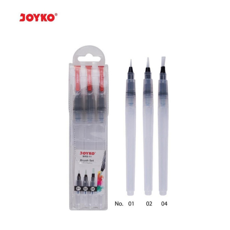 

Water Brush Set BRS-11 Set Kuas Lukis Joyko