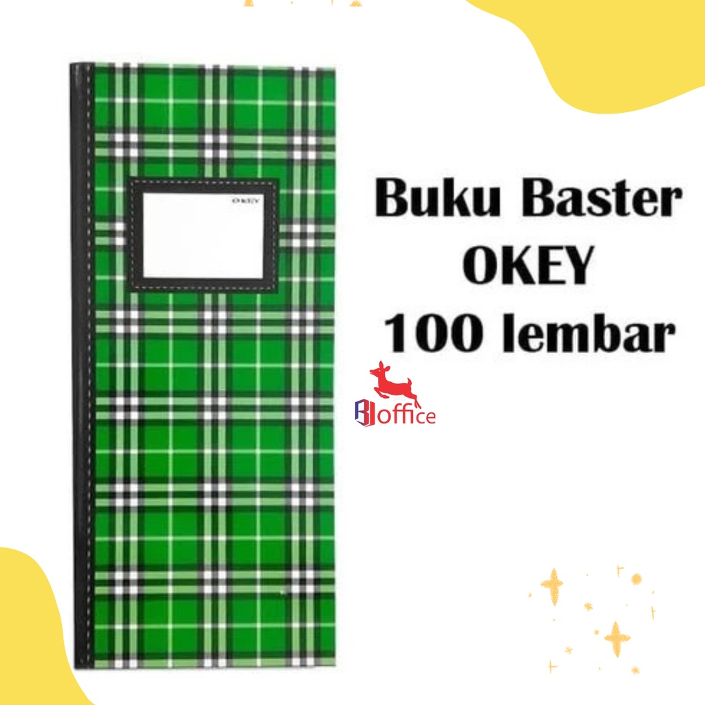 

OKEY Buku Hard Cover Baster 100 Lembar