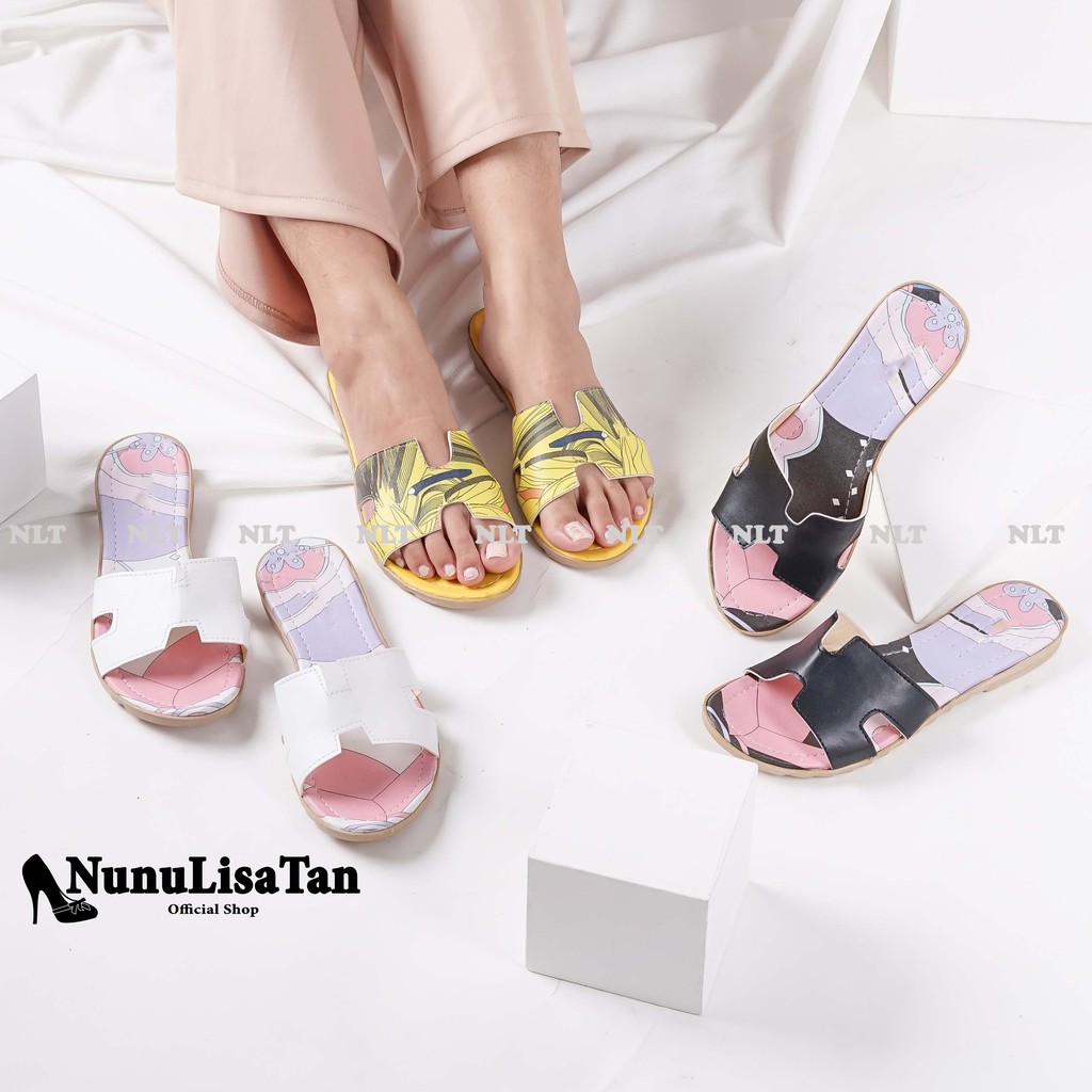 NunuLisaTan - Termurah Bisa COD Sandal Teplek Sandal Santai Korea HALABONG