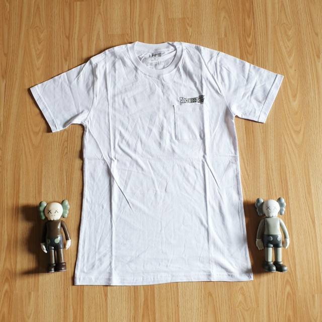  KAOS UNIQLO  X DRAGON BALL Z WHITE 1 1 MIRROR HIGH QUALITY 